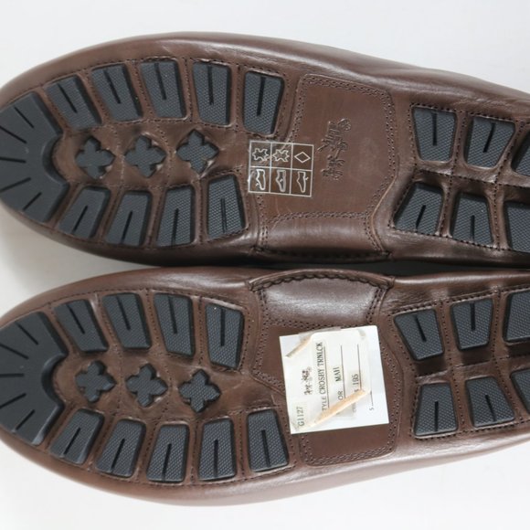 COACH Crosby Turnlock Driving Shoes Size 11 New
